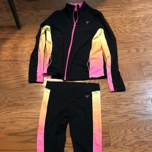 Girls NoJustice Capri pants and jacket